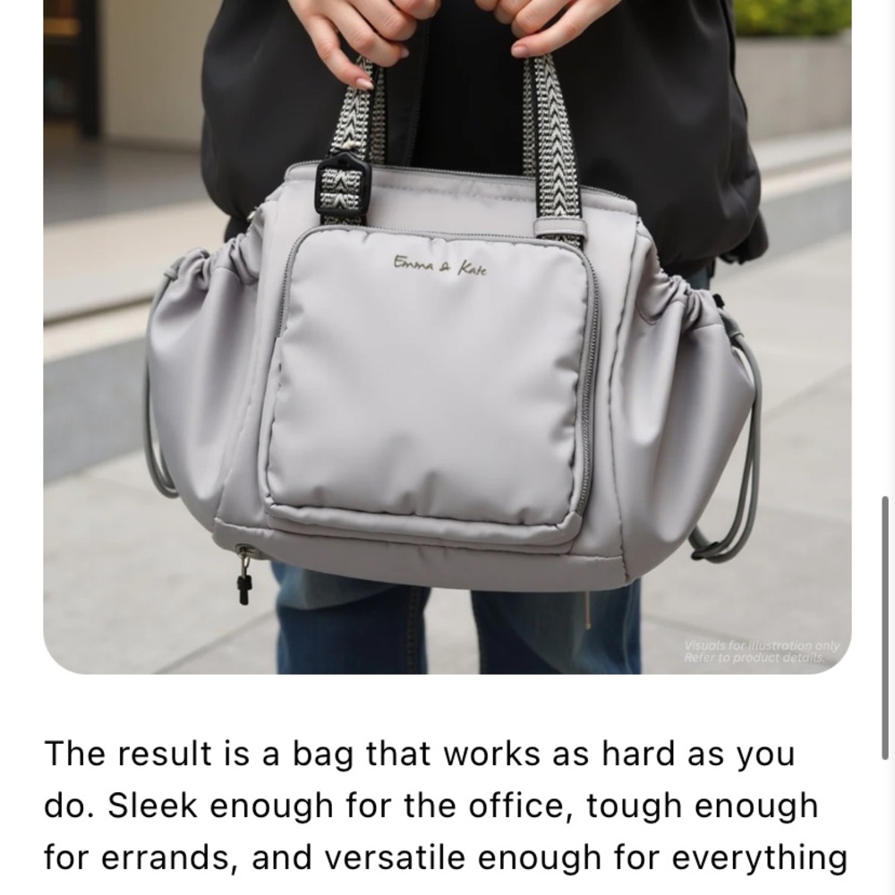 Gray Women's Tote Bag